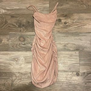 sparkly pink homecoming dress